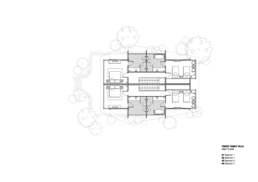 Forest Family Villa C - First Floor